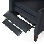 Fauteuil inclinable à pousser en similicuir