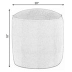 Pouf géant d'extérieur