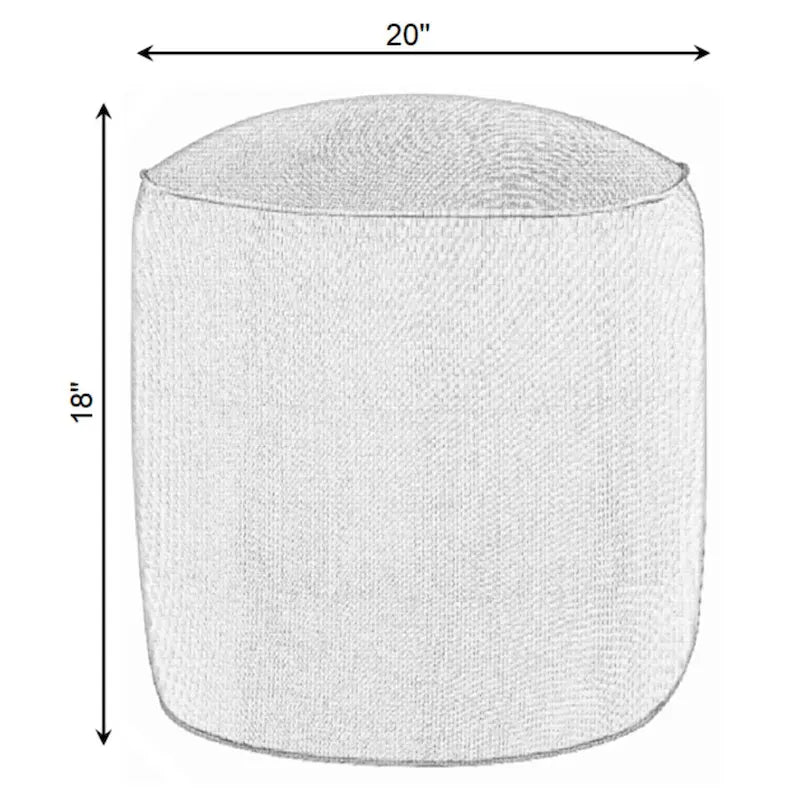 Pouf géant d'extérieur