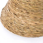 Table d'appoint décorative ronde en osier, forme de sablier, table basse d'appoint