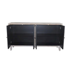 Meuble d'appoint 4 portes Meuble en bois Buffet de rangement