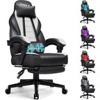 Chaise de jeu BOSSIN style racing, chaise de jeu grande taille supportant jusqu'à 136 kg (300 lbs), dossier haut, chaise d'ordinateur
