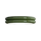 Plafonnier LED moderne à double cercle et à intensité variable