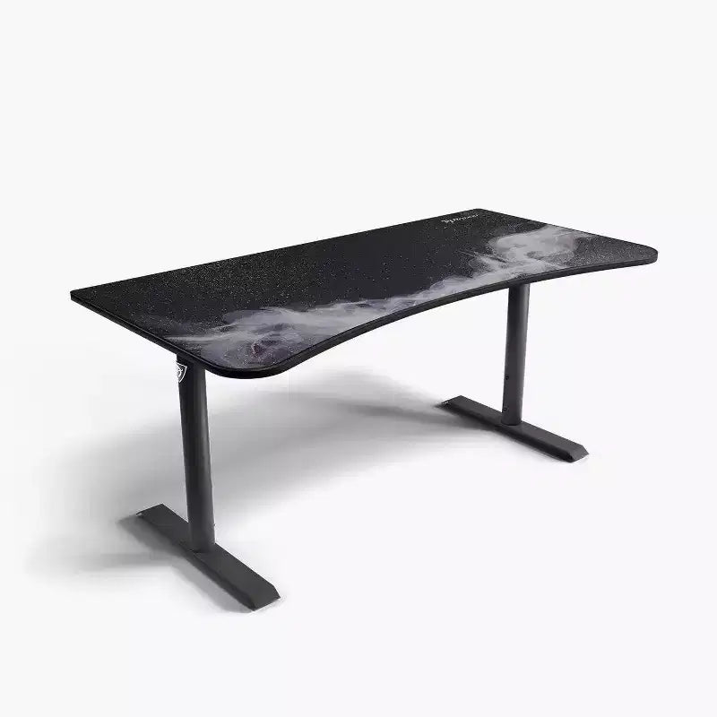 Tappetino per Mouse Lavabile da Gaming e Ufficio Curvo Ultrawide Arozzi Special Edition e 3 Fori Personalizzati per Supporti Monitor con Gestione Cavi