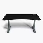 Bureau de jeu et de bureau incurvé ultra-large Arozzi Arena avec tapis de souris lavable et 3 découpes personnalisées pour support d'écran avec gestion des câbles