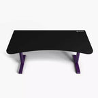 Bureau de jeu et de bureau incurvé ultra-large Arozzi Arena avec tapis de souris lavable et 3 découpes personnalisées pour support d'écran avec gestion des câbles