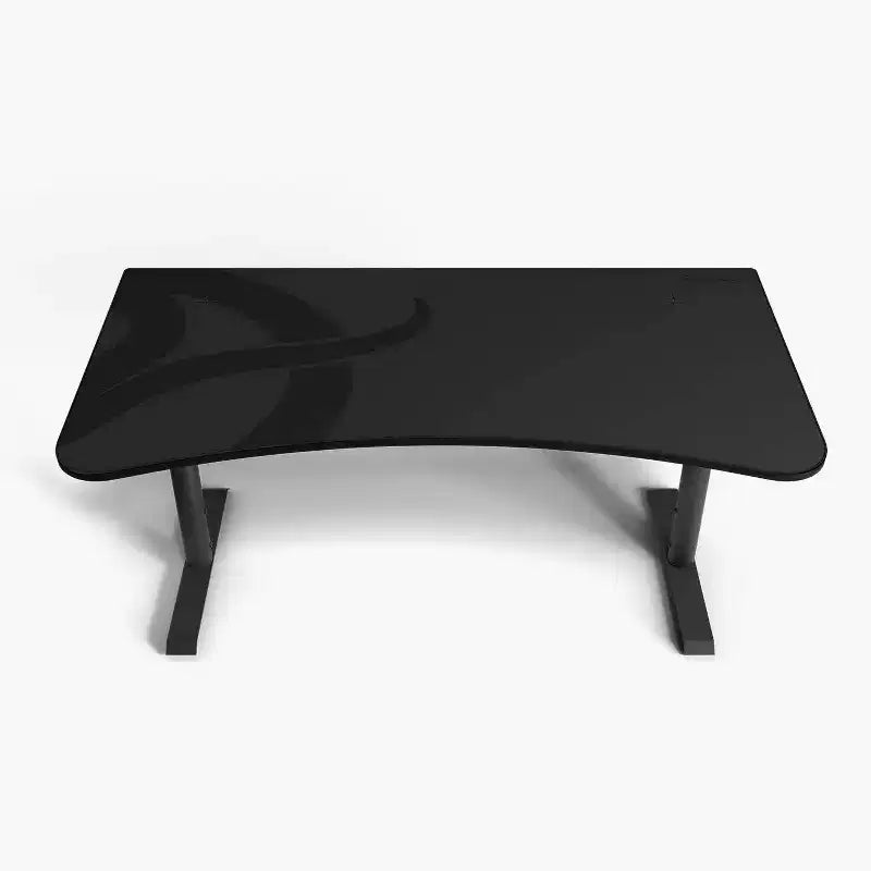 Bureau de jeu et de bureau incurvé ultra-large Arozzi Arena avec tapis de souris lavable et 3 découpes personnalisées pour support d'écran avec gestion des câbles