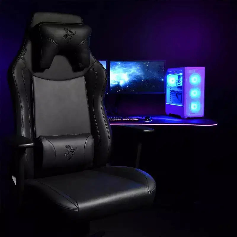 Sedia da ufficio e gaming ergonomica Arozzi Vernazza con reclinazione, rotazione, dondolio, altezza regolabile e supporto lombare e cervicale