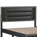 Ensemble de chambre à coucher 3 pièces, lit rembourré Queen Size