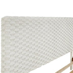 Ensemble de chambre à coucher 3 pièces Roundhill Furniture Findlay, couleur blanc tourterelle