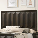 Ensemble de chambre à coucher 3 pièces en bois expresso Uppon de style transitionnel de Furniture of America