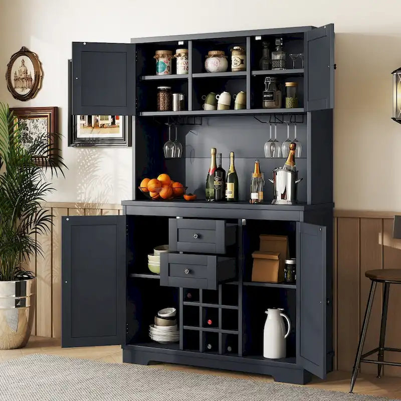 Meuble de cuisine de 73,8 po de hauteur avec rangement