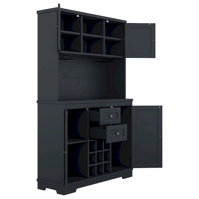 Meuble de cuisine de 73,8 po de hauteur avec rangement