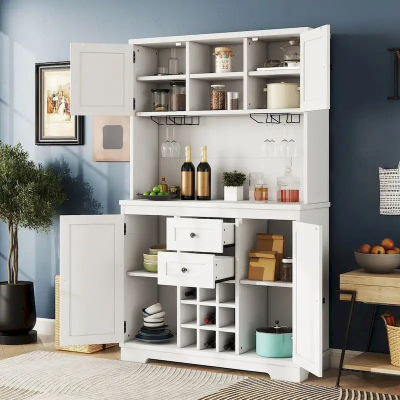 Meuble de cuisine de 73,8 po de hauteur avec rangement