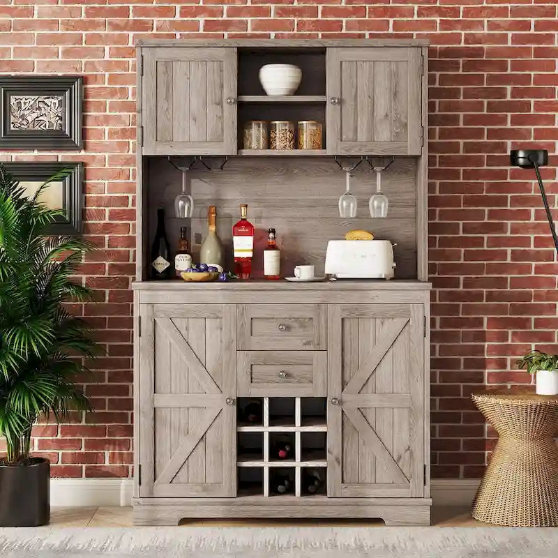 Meuble de cuisine de 73,8 po de hauteur avec rangement