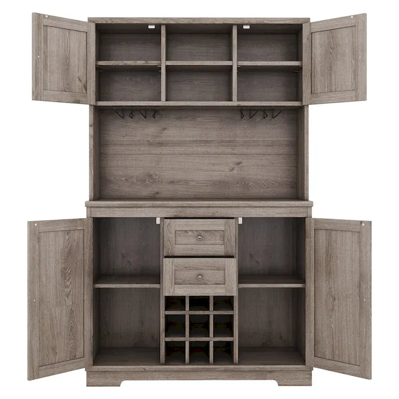 Meuble de cuisine de 73,8 po de hauteur avec rangement