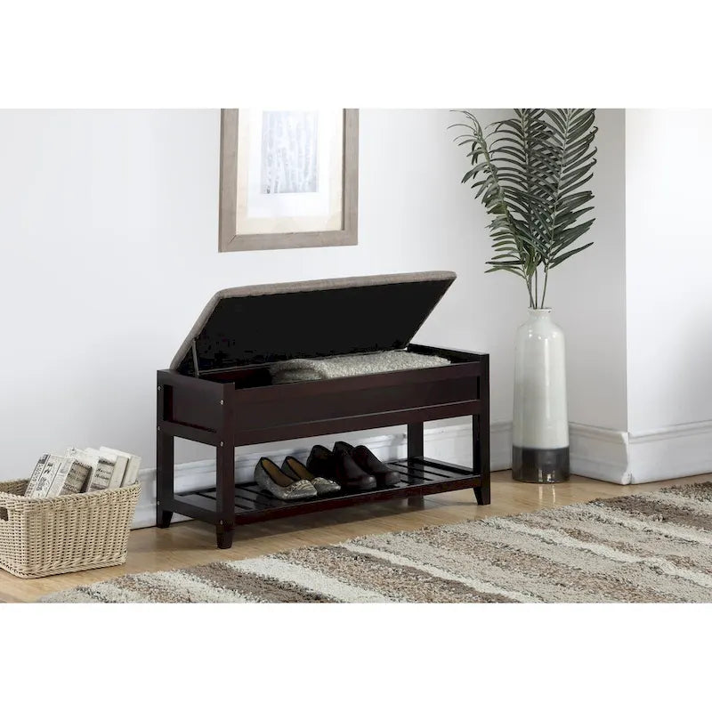 Banc de rangement pour chaussures pour salon, chambre à coucher