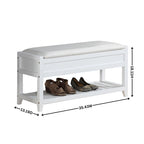 Banc de rangement pour chaussures pour salon, chambre à coucher