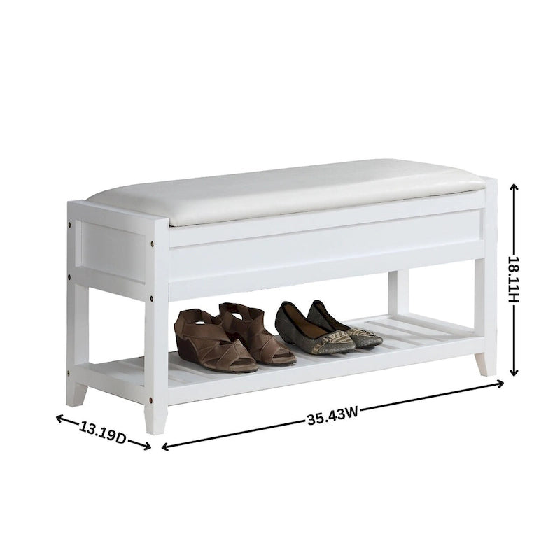 Banc de rangement pour chaussures pour salon, chambre à coucher