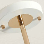 Luminaire sur rail semi-encastré moderne en verre blanc incurvé avec dôme,