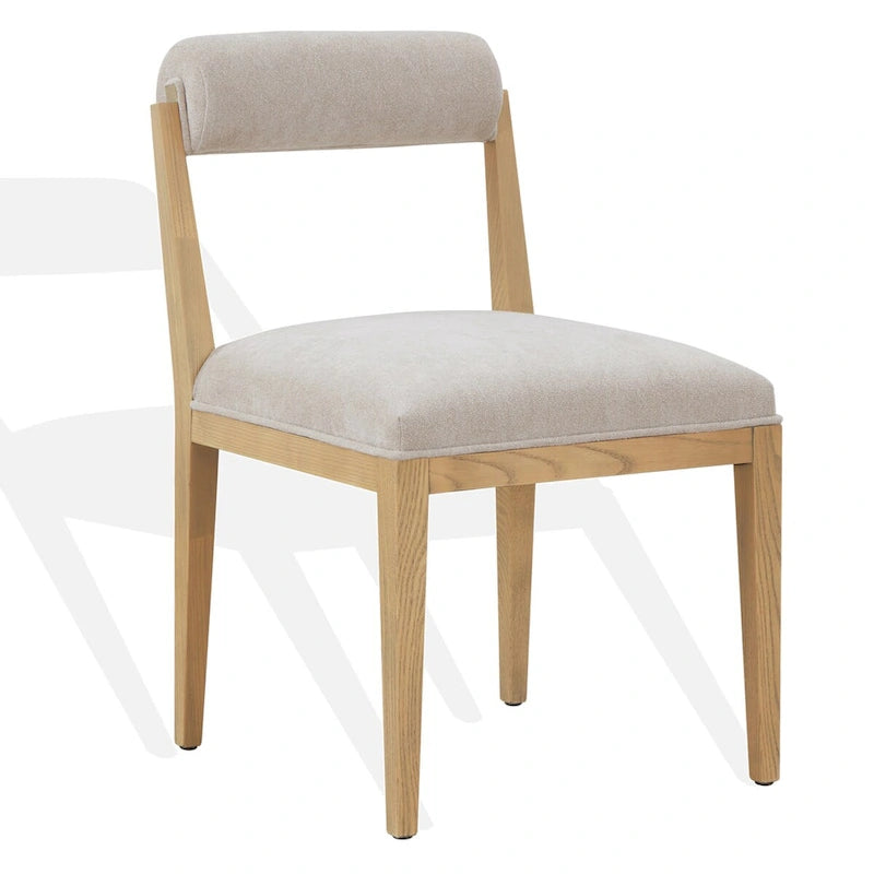 Chaise de salle à manger 20 po avec dossier roulé - 20 larg. x 25 prof. x 33 haut.