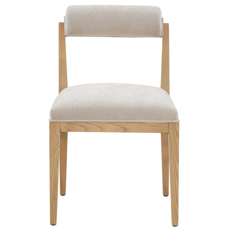 Chaise de salle à manger 20 po avec dossier roulé - 20 larg. x 25 prof. x 33 haut.