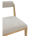 Chaise de salle à manger 20 po avec dossier roulé - 20 larg. x 25 prof. x 33 haut.