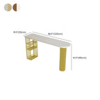 Tables de bar de rangement en bois brun glamour, forme libre, fer blanc