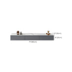 Mobile TV con 63 cassetti flottanti per gestione cavi Grey Stone