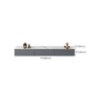Mobile TV con 63 cassetti flottanti per gestione cavi Grey Stone