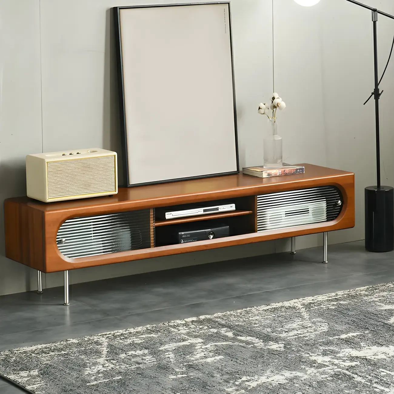 Meuble TV contemporain en bois