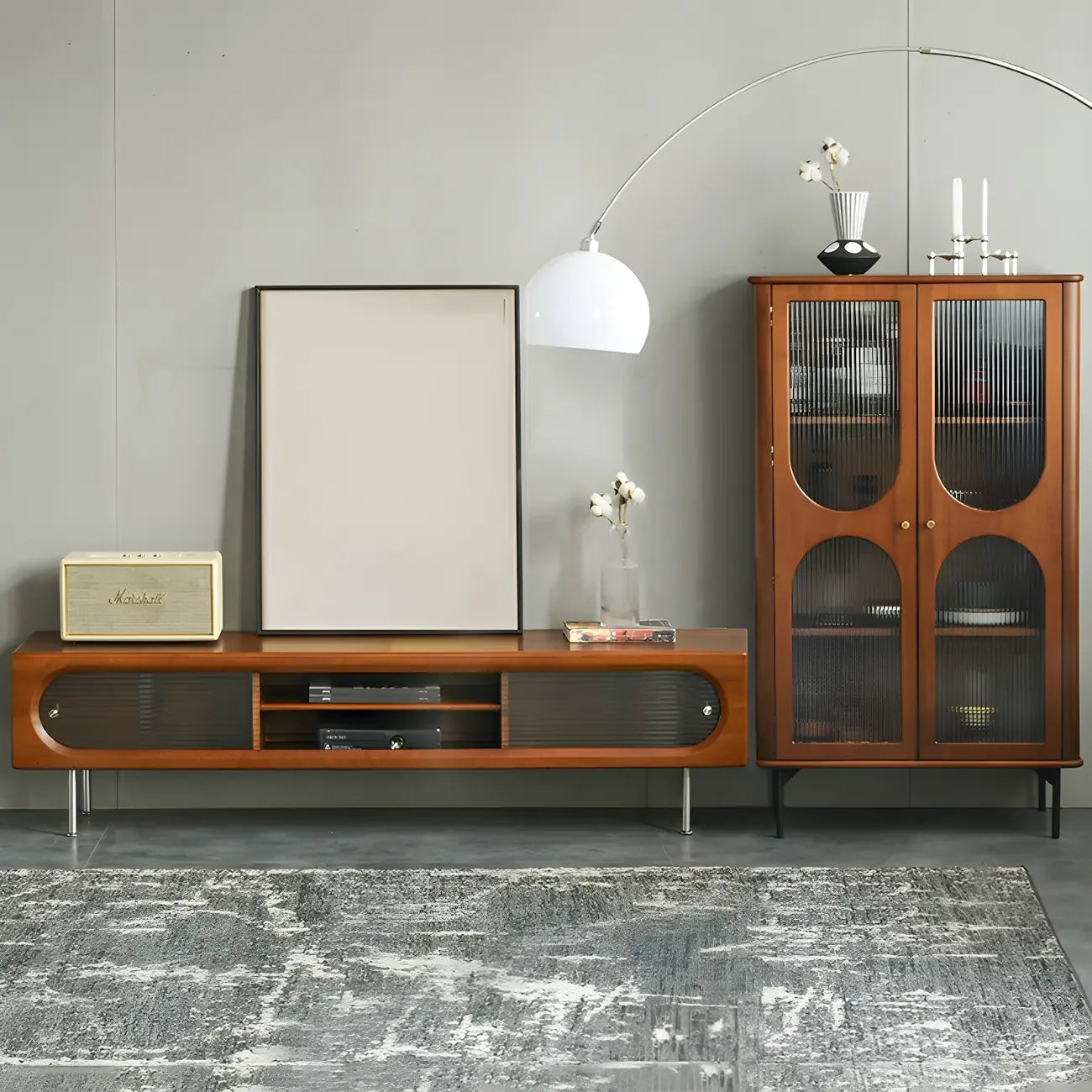 Meuble TV contemporain en bois