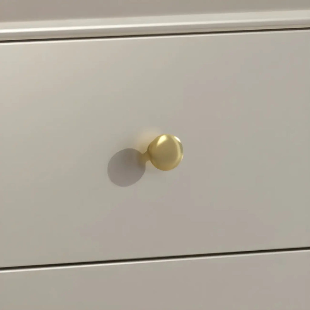 Commodes et chiffonniers élégants en bois blanc cassé avec tiroirs