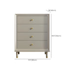 Commodes et chiffonniers élégants en bois blanc cassé avec tiroirs