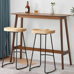 Table de bar moderne en bambou naturel