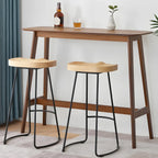 Table de bar moderne en bambou naturel