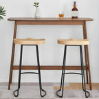 Table de bar moderne en bambou naturel