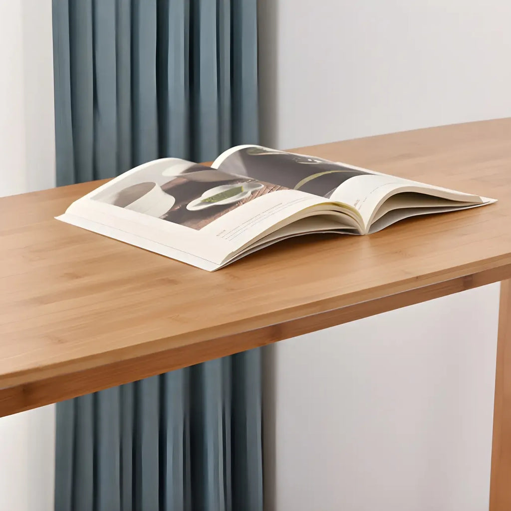 Table de bar moderne en bambou naturel