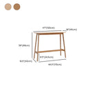 Table de bar moderne en bambou naturel