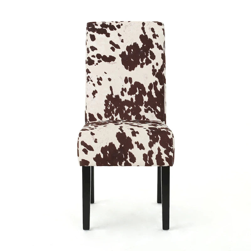 Chaises de salle à manger tapissées à motifs Pertica (lot de 4) par Christopher Knight Home