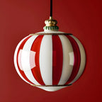Suspension de cuisine moderne en verre vert globe