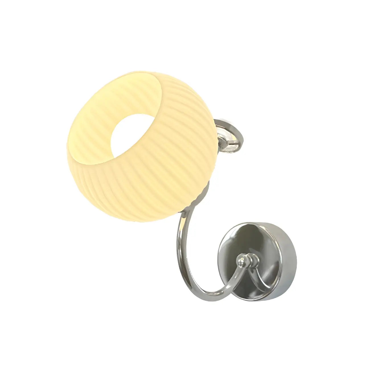 Lampada da parete LED a 2 luci, piccola, con globo in vetro, per arredamento camera da letto