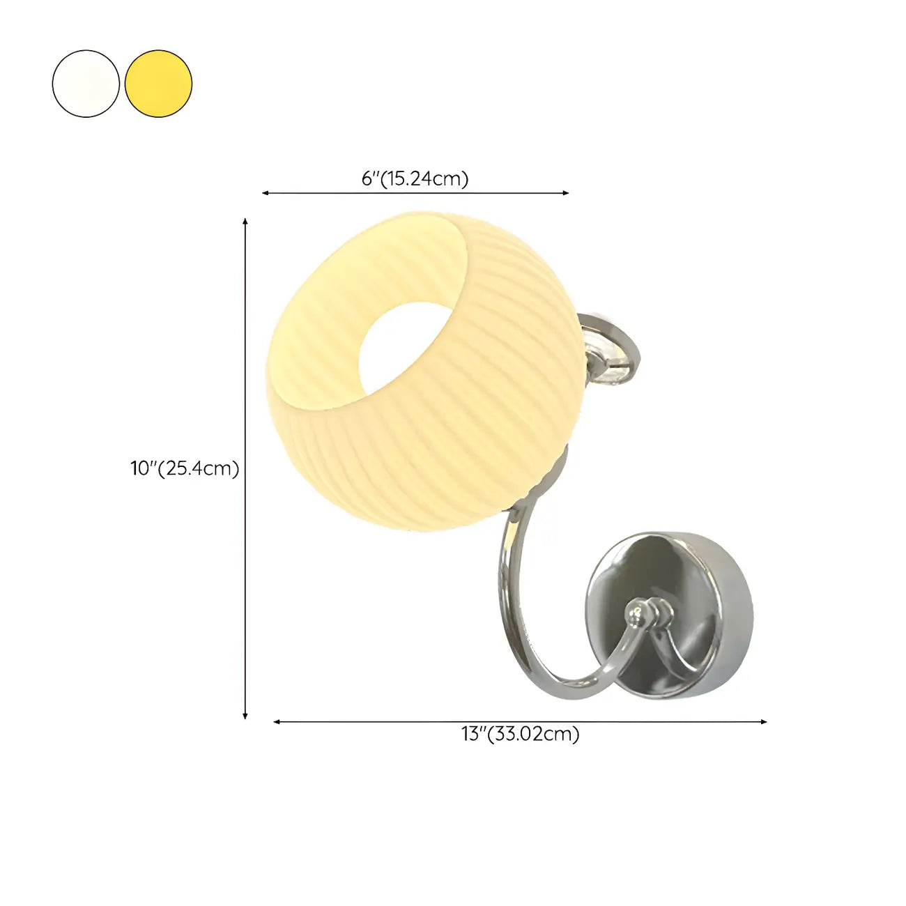 Lampada da parete LED a 2 luci, piccola, con globo in vetro, per arredamento camera da letto