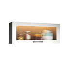 vaisselier mural en bois blanc pour cuisine