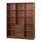 Armoire-penderie Palace Imports Cosmo 3 portes, 100 % bois massif, avec portes en bois massif ou miroir