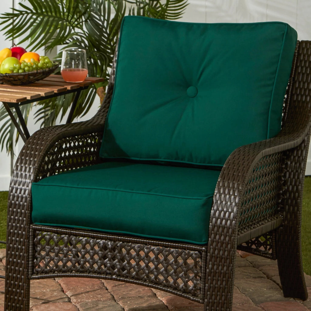 Ensemble de 2 coussins d'extérieur Sunbrella Premium pour siège profond