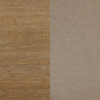 Tabouret de bar moderne Gracie, chaise rembourrée en tissu bouclé et pieds en bois brossé