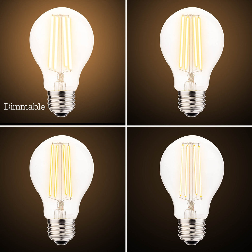 Lampadina LED dimmerabile da 6W (equiv. 60W), luce bianca calda 2700K