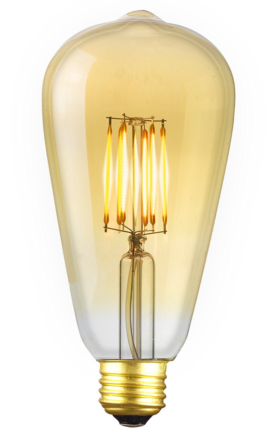 LED Dimmerabile 7W (equivalente a 50W) Vintage Filamento Edison, Bianco Caldo 2200K, Forma Antica ST21