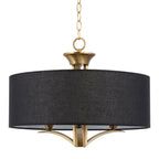Lustre tambour moderne Alondra 20 à 3 lumières
